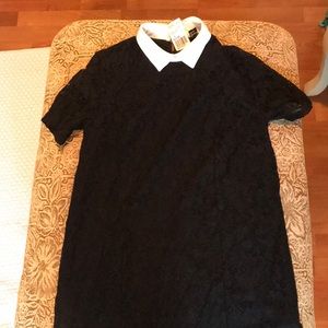 Black lace dress
